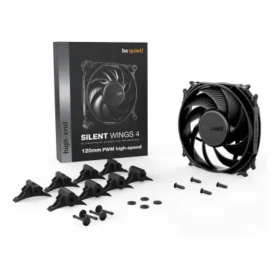 Ventilateur Be Quiet Silent Wings 4 PWM high-speed 120mm