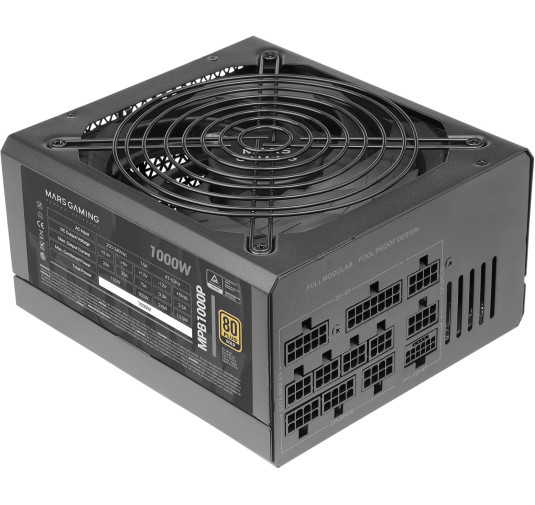 Alimentation Mars Gaming MPB1000P 1000 Watts 80Plus Gold ATX 3.1