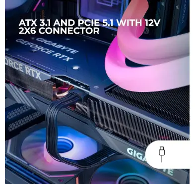 Alimentation Mars Gaming MPB1000P 1000 Watts 80Plus Gold ATX 3.1