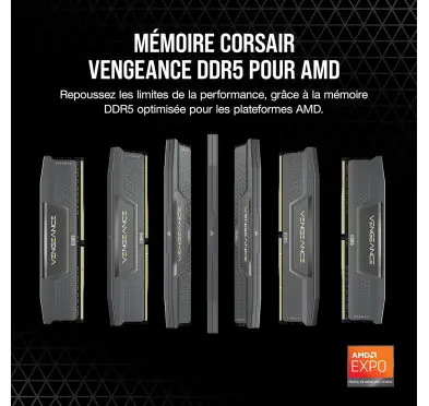 DDR5 Corsair Vengeance Kit 32Go 2x16Go 5600Mhz CL36 EXPO