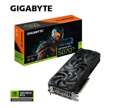 Carte Graphique Gigabyte RTX 5070 Ti WINDFORCE OC 16G