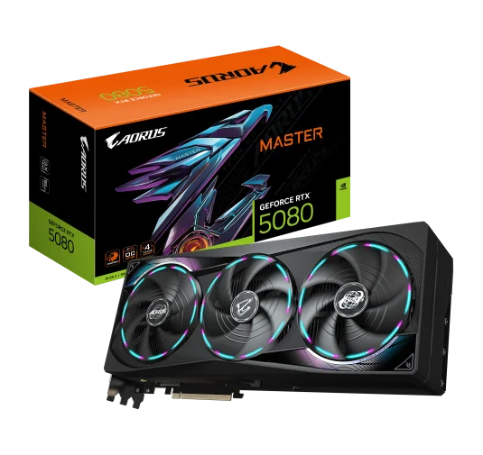 Carte Graphique Gigabyte AORUS RTX 5080 MASTER 16G
