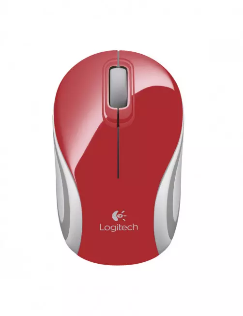Souris Logitech Wireless Mini Mouse M187 Rouge Logitech - 3