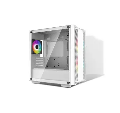Boitier DeepCool CC360 WH ARGB Blanc
