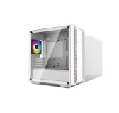 Boitier DeepCool CC360 WH ARGB Blanc