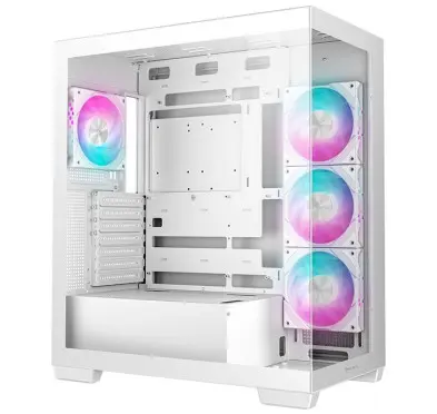 Boitier DeepCool CG580 4F WH ARGB Blanc
