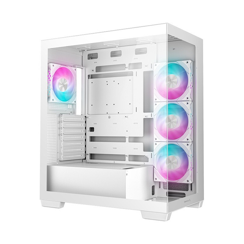Boitier DeepCool CG580 4F WH ARGB Blanc