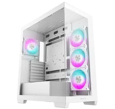 Boitier DeepCool CG580 4F WH ARGB Blanc