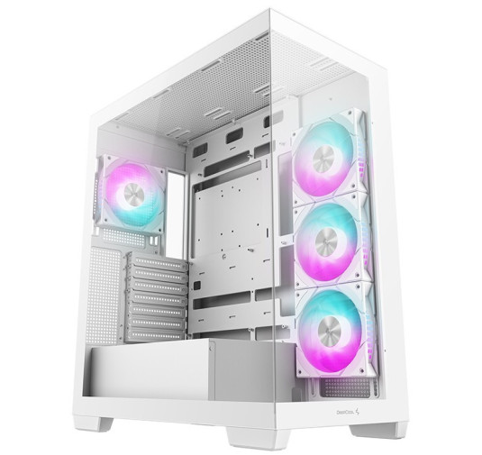 Boitier DeepCool CG580 4F WH ARGB Blanc