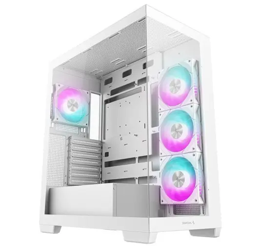 Boitier DeepCool CG580 4F WH ARGB Blanc