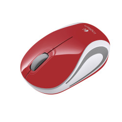 Souris Logitech Wireless Mini Mouse M187 Rouge Logitech - 4