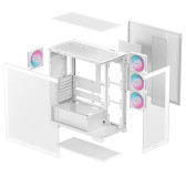 Boitier DeepCool CG580 4F WH ARGB Blanc Boitier DeepCool CG580 4F WH ARGB Blanc
