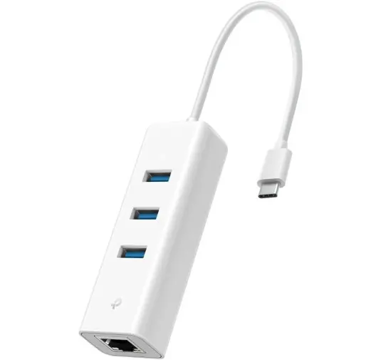 Adaptateur USB Type-C vers RJ45 + Hub USB 3.0 TP-Link UE330C