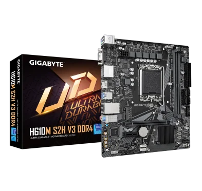 Carte Mère Gigabyte H610M-S2H V3 DDR4 mATX LGA1700 DDR4 USB3.2 M.2
