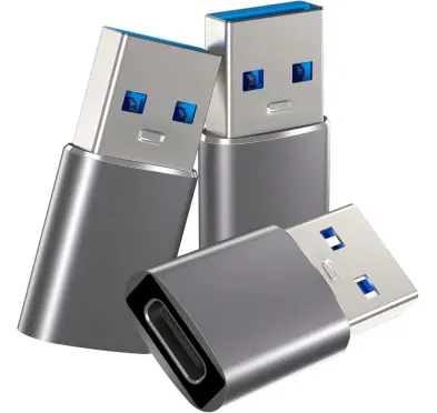 Adaptateur USB 3.0 A Male vers USB Type-C Femelle Rigide