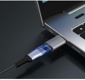 Adaptateur USB 3.0 A Male vers USB Type-C Femelle Rigide Adaptateur USB 3.0 A Male vers USB Type-C Femelle Rigide