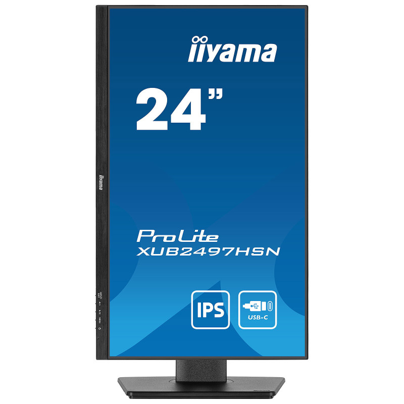 Ecran iiyama 24" XUB2497HSN-B2 1920x1080 DP HDMI DOCK USB-C 65W Ecran iiyama 24" XUB2497HSN-B2 1920x1080 DP HDMI DOCK USB-C 65W