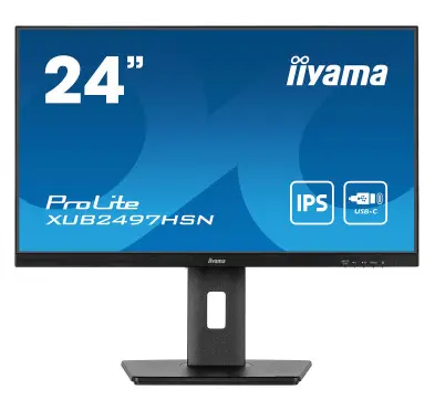 Ecran iiyama 24" XUB2497HSN-B2 1920x1080 DP HDMI DOCK USB-C 65W