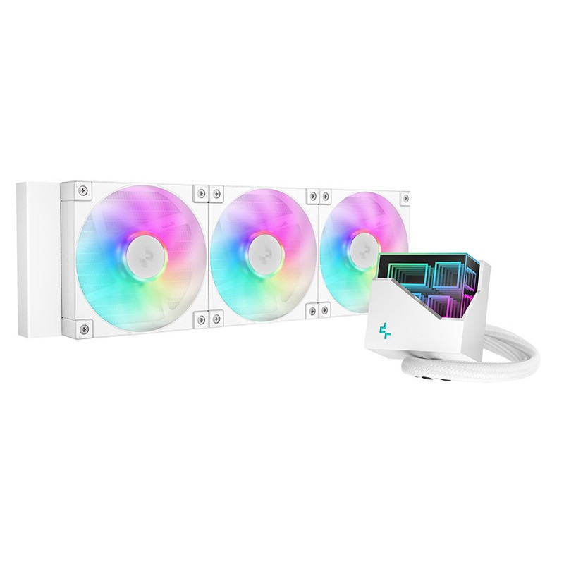 WaterCooling DeepCool LT360 WH ARGB Blanc 360mm WaterCooling DeepCool LT360 WH ARGB Blanc 360mm