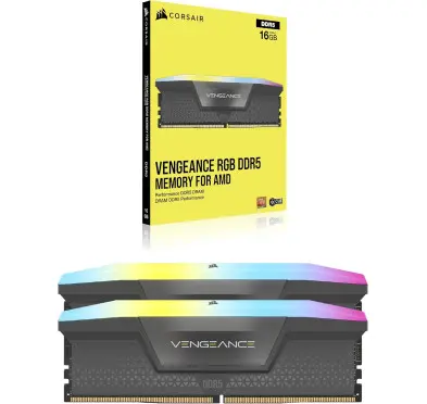 DDR5 Corsair Vengeance RGB Kit 32Go 2x16Go 5600Mhz CL36 EXPO