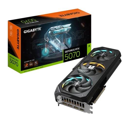Carte Graphique Gigabyte RTX 5070 GAMING OC 12G