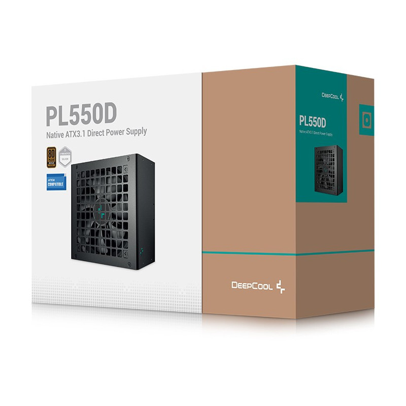 Alimentation DeepCool PL550D 550 Watts 80Plus Bronze ATX 3.1 Alimentation DeepCool PL550D 550 Watts 80Plus Bronze ATX 3.1