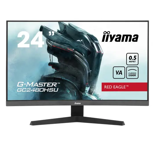 Ecran iiyama 24" G-Master GC2480HSU-B1 CURVED 1920x1080 180Hz 0.5ms