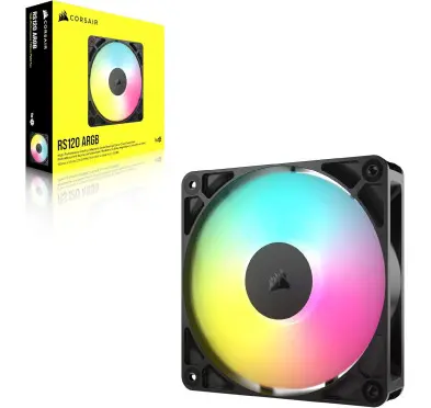 Ventilateur Corsair RS120 ARGB 120mm Noir