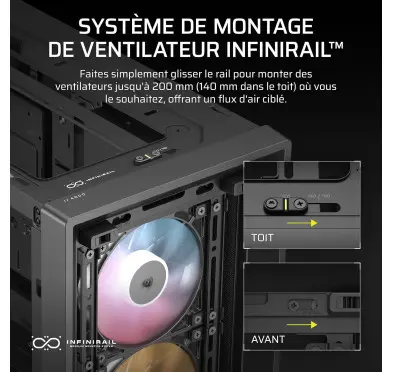 Boitier Corsair FRAME 4000D RS ARGB Noir
