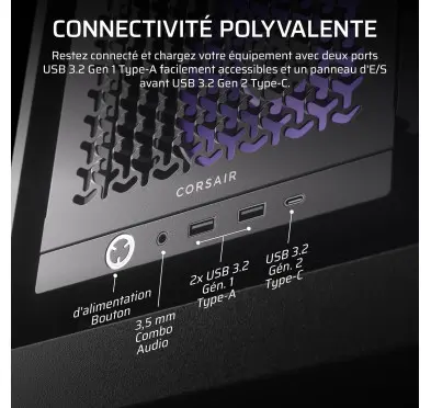 Boitier Corsair FRAME 4000D RS ARGB Noir