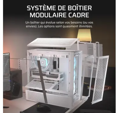 Boitier Corsair FRAME 4000D RS ARGB Blanc