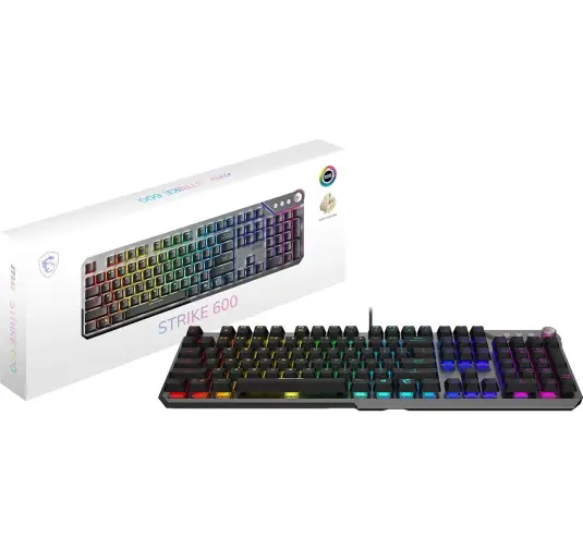 Clavier MSI Strike 600 Silent (Kailh Midnight Pro Silent Tactile)