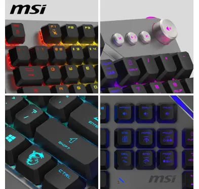 Clavier MSI Strike 600 Silent (Kailh Midnight Pro Silent Tactile)