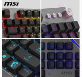 Clavier MSI Strike 600 Silent (Kailh Midnight Pro Silent Tactile)