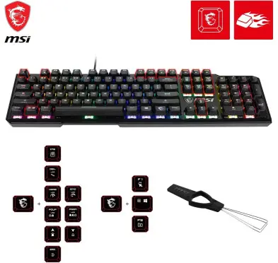 Clavier MSI Vigor GK41 Gaming (Kailh Red)
