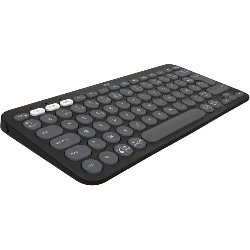 Clavier Logitech Pebble Keys 2 K380s Graphite Multi-Device Bluetooth Clavier Logitech Pebble Keys 2 K380s Graphite Multi-Device Bluetooth