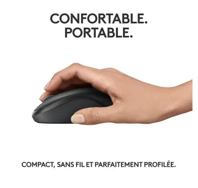 Souris Logitech Wireless Mouse M240 Silent Graphite Bluetooth