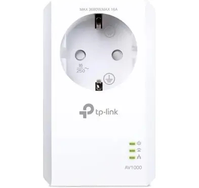 1x CPL TP-Link 1000Mbits Prise 220V TL-PA7017P