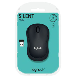Souris Logitech Wireless Mouse M220 Silent Noir Logitech - 2