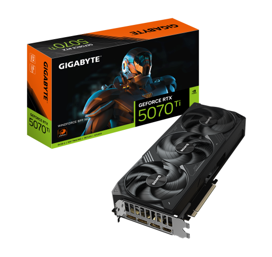 Carte Graphique Gigabyte RTX 5070 Ti WINDFORCE 16G