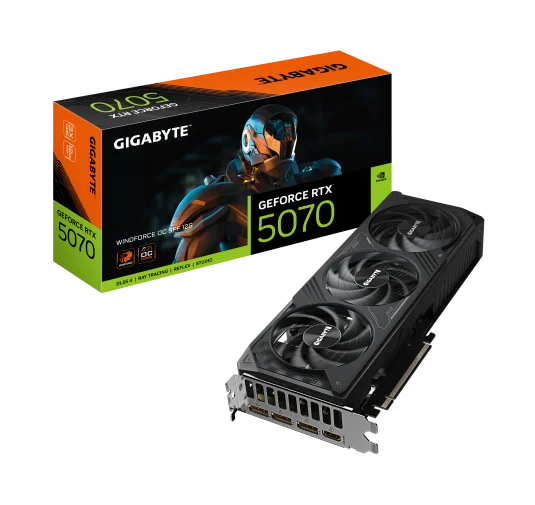 Carte Graphique Gigabyte RTX 5070 WINDFORCE OC 12G