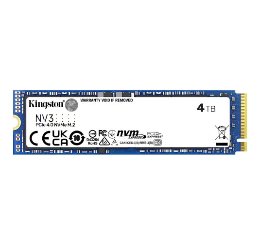 SSD 4To Kingston NV3 M.2 NVMe PCIe 4.0