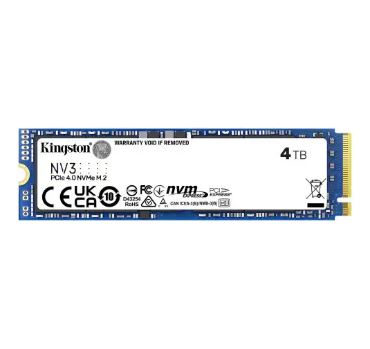 SSD 4To Kingston NV3 M.2 NVMe PCIe 4.0