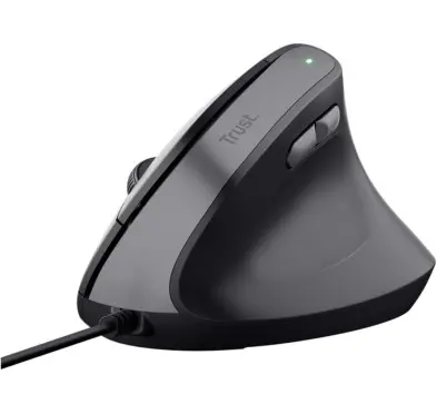 Souris Trust Bayo II Ergonomique Verticale Noir