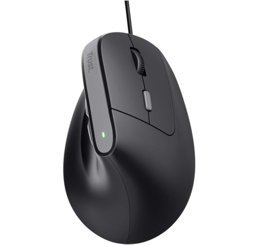 Souris Trust Bayo II Ergonomique Verticale Noir