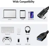 Adaptateur LogiLink CU0100 USB Type-C coudé vers USB A 3.2 OTG
