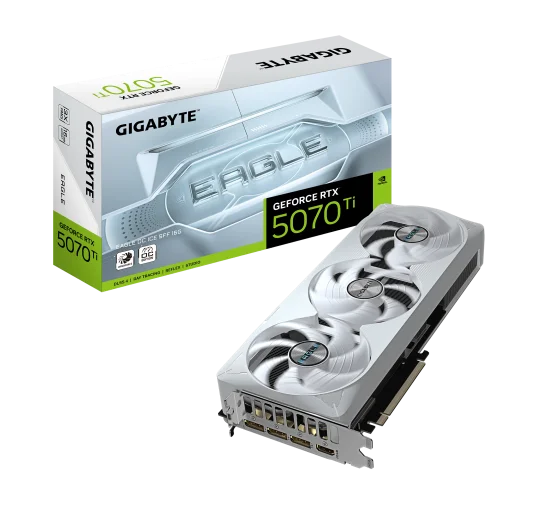 Carte Graphique Gigabyte RTX 5070 Ti EAGLE OC ICE 16G