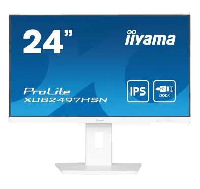 Ecran iiyama 24" XUB2497HSN-W1 1920x1080 DP HDMI DOCK USB-C 65W