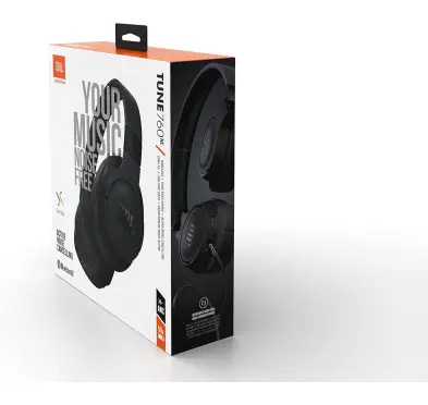 Casque JBL Tune 760NC noir Bluetooth à réduction de bruit