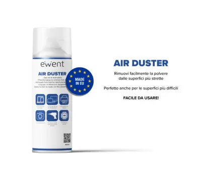 Bombe D'air Sec Ewent EW5601 400ml Souffleur Dépoussierant